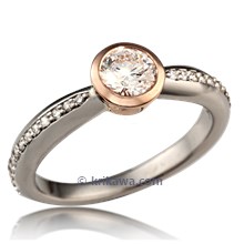 Brilliant Full Bezel Engagement Ring 